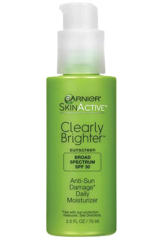 Front view of Clearly Brighter Broad Spectrum SPF 30 Anti-Sun Damage Daily Moisturizer